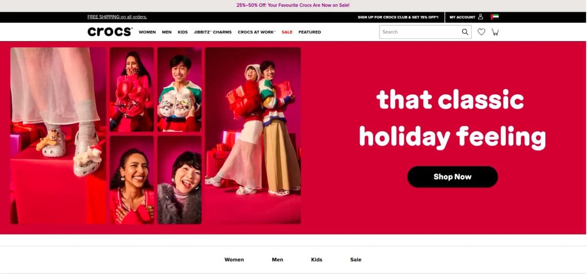 كروكس (المتجر الرسمي)